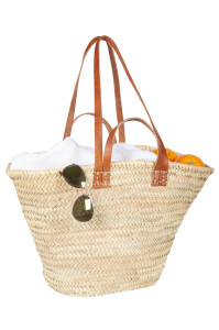 Borsa a cestino Ibiza, borsa da spiaggia Palmera piccola