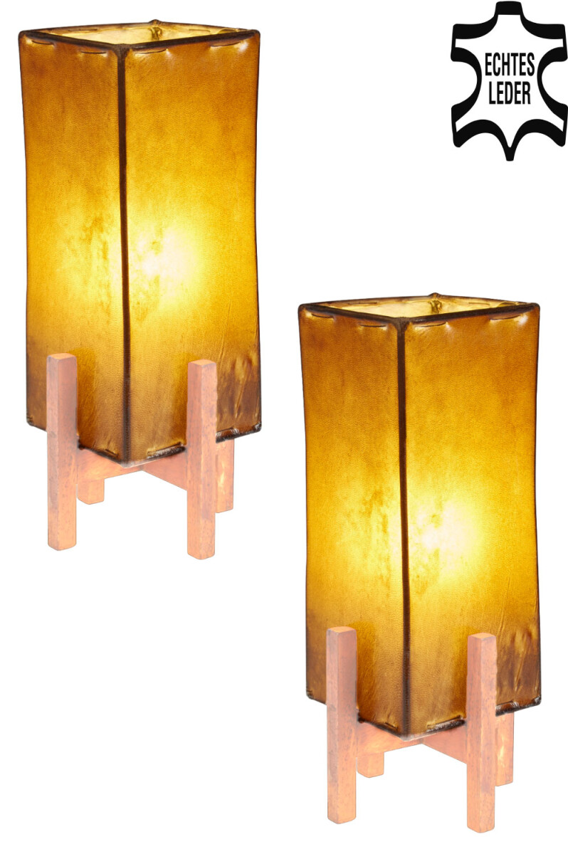 Set da 2 Janka marrone con struttura mar box
