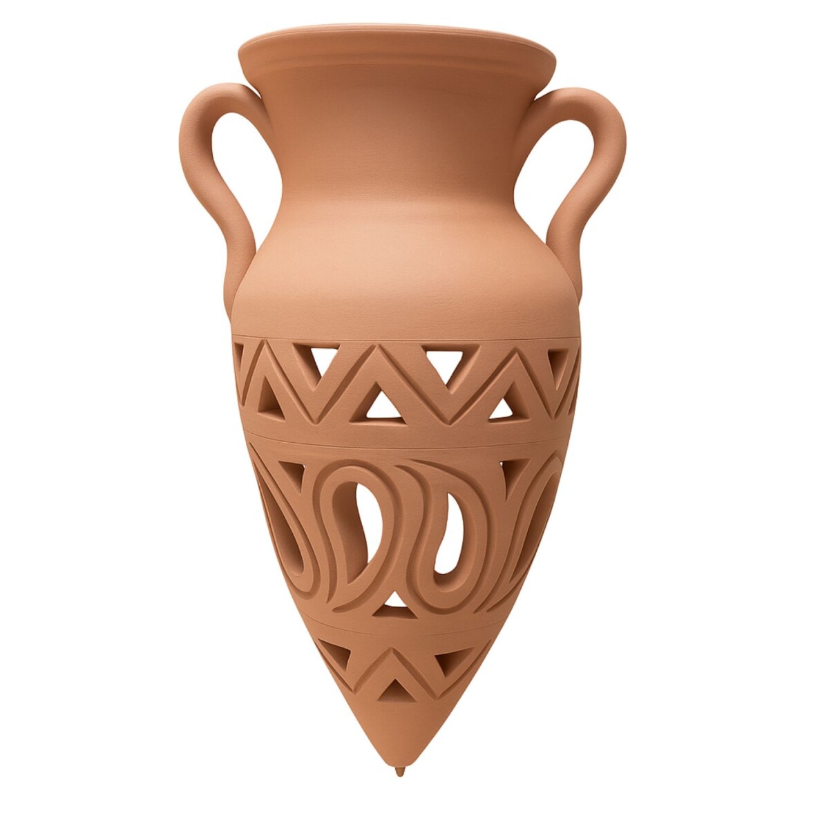 Lampada da parete Amphore in terracotta, box