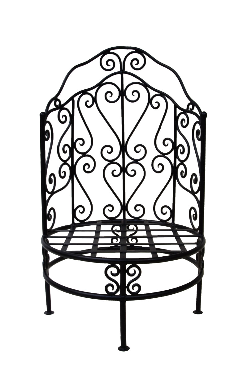 Poltrona in ferro Andalous, sedia da giardino L 60 cm | Polt