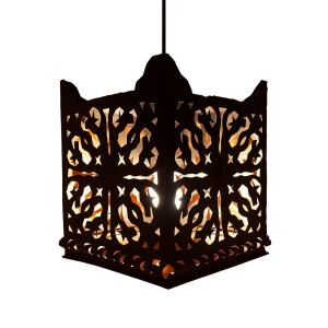 Lampada da soffitto Randa nera 30 cm | Lampada marocchina...