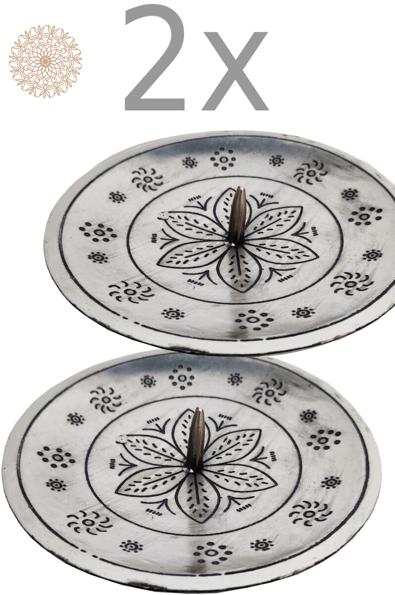Set da 2 portacandele orientali Jaini ro box