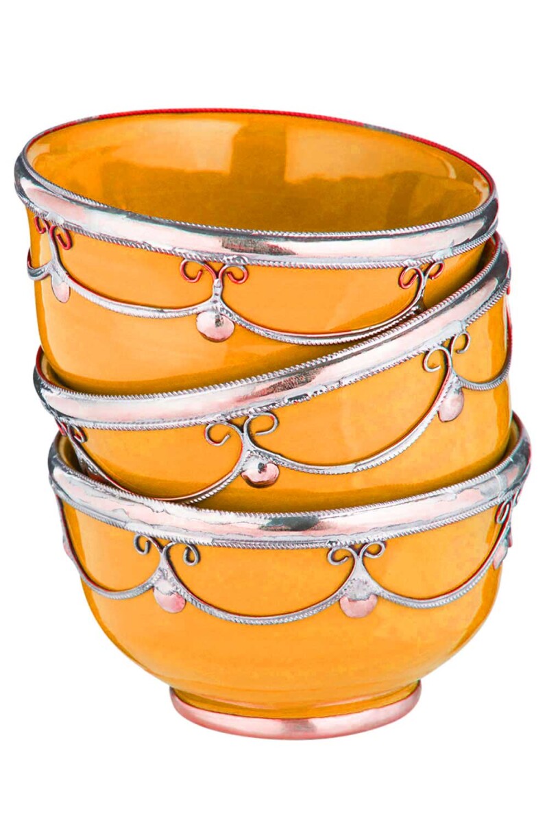 Set di 3 ciotoline per finger food in ceramica orientale Mir