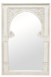 Specchio decorativo in stile orientale Fata Bianco - 135...