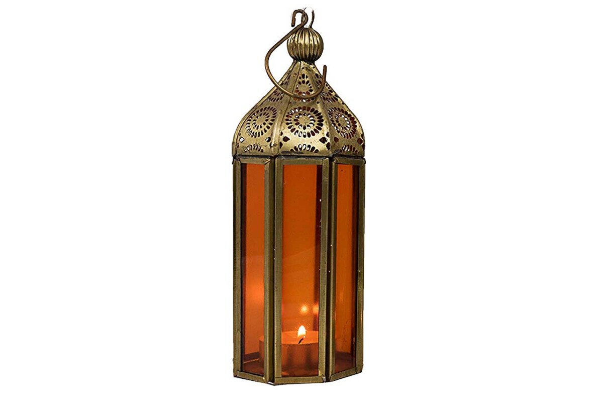 Lanterna orientale Atira - Arancione box