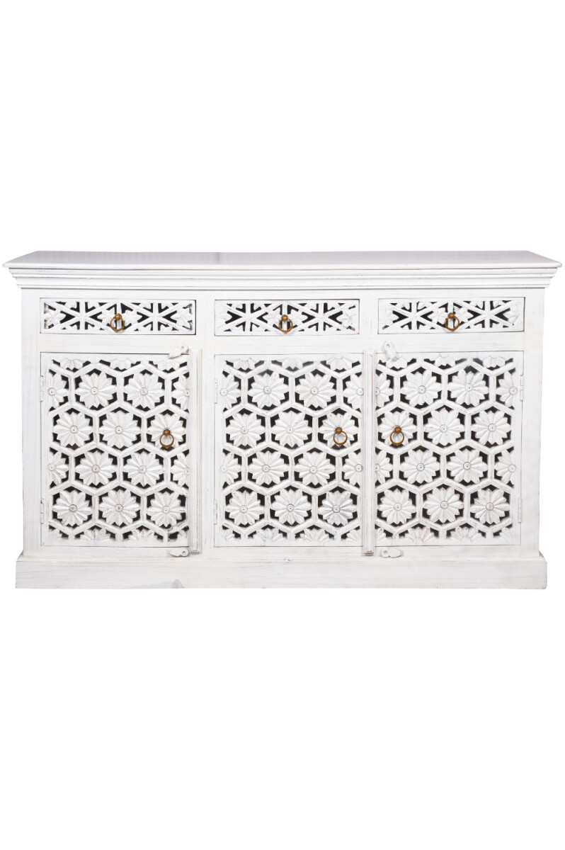 Credenza orientale Hamada a 3 ante