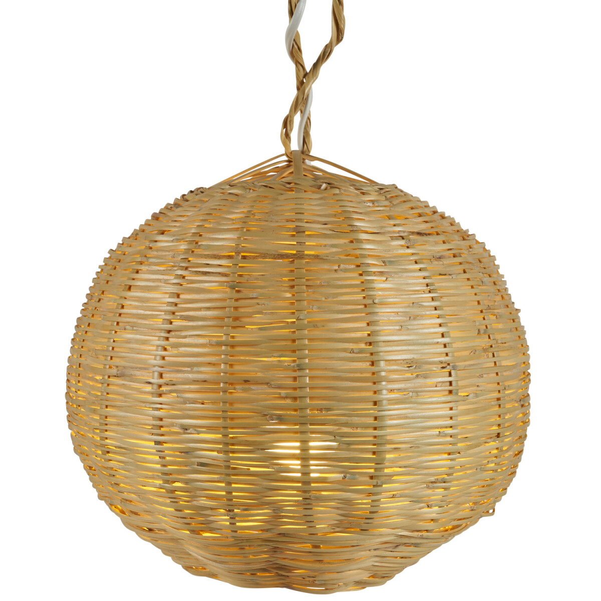 Lampada a sospensione Willow in rafia 28 cm | Lampada da sof