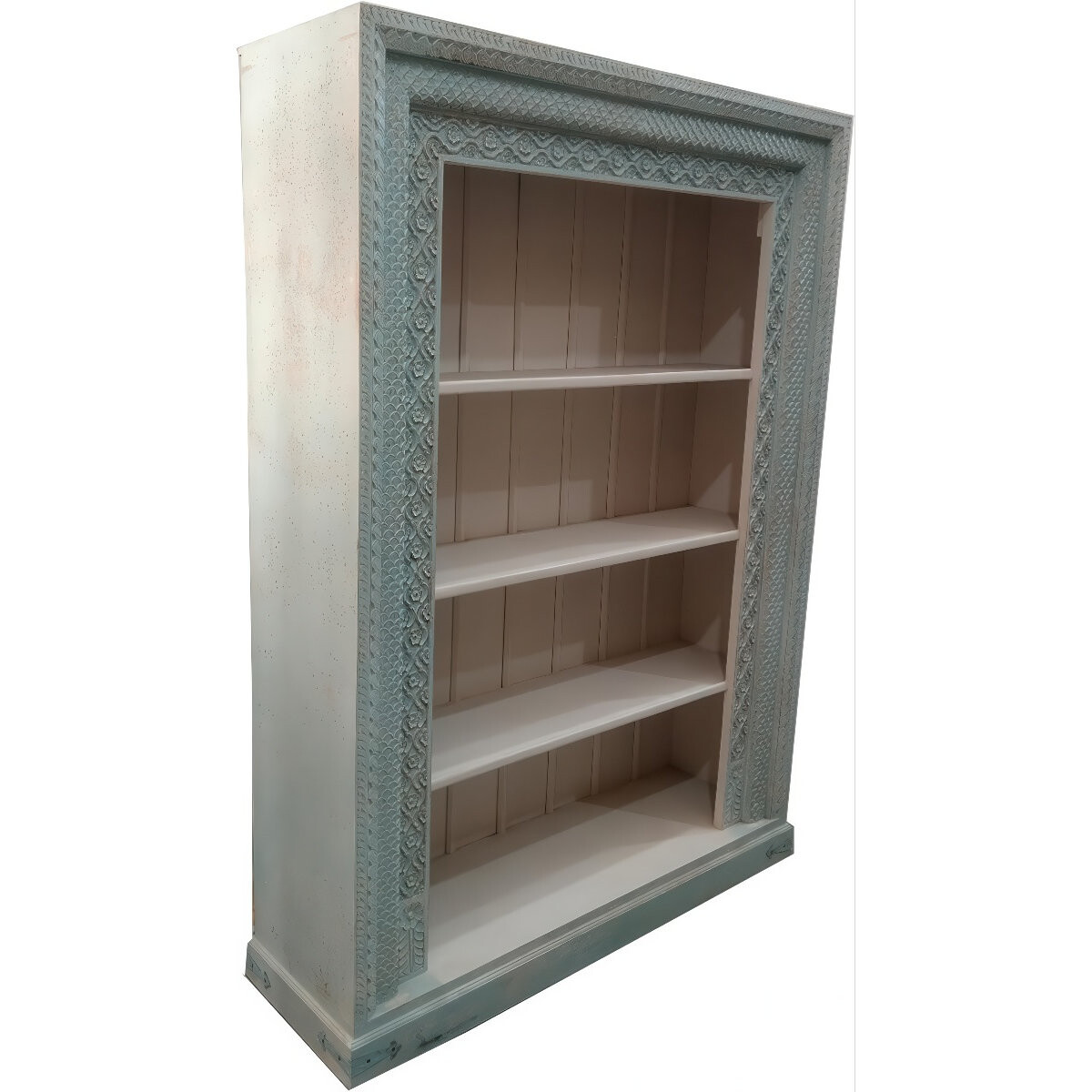 Libreria vintage in stile antico, 210 cm, modello -35-
