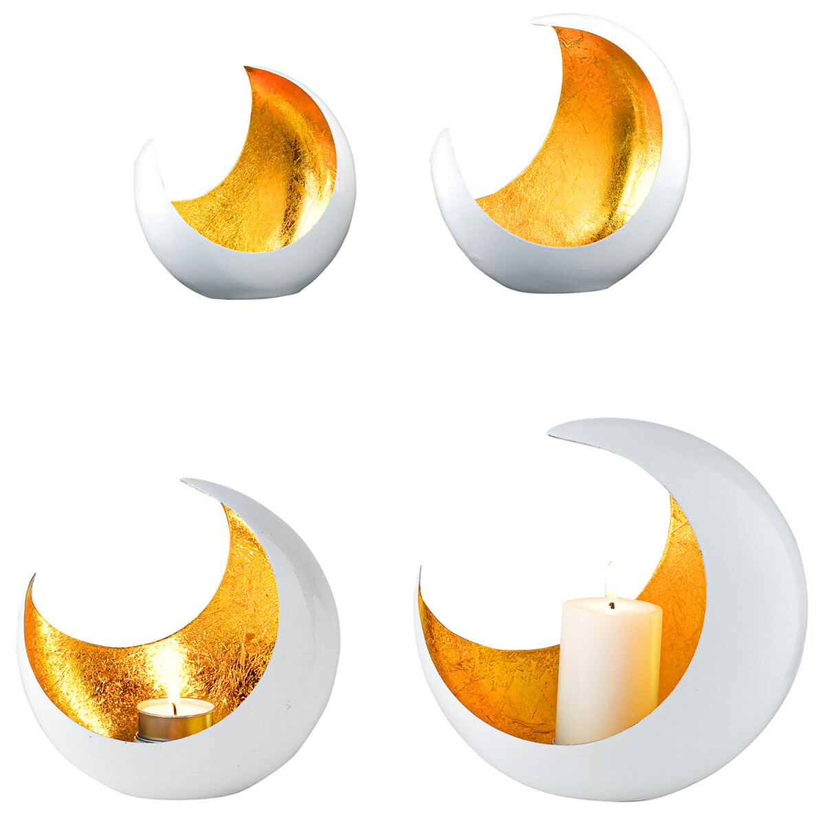 Set da 2 portacandeline decorativi in st box