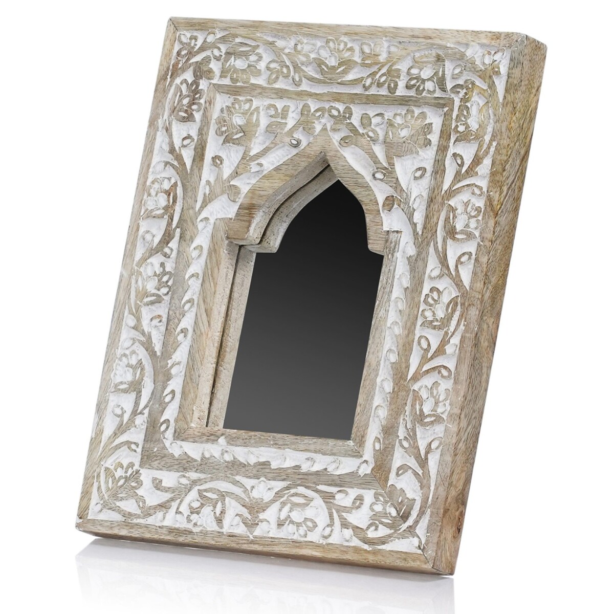 Specchio decorativo in stile boho, specchio da trucco Goul, 