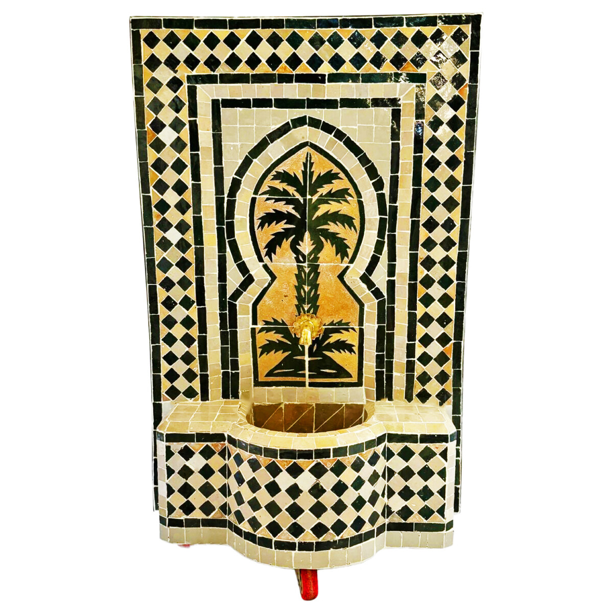 Fontana da giardino marocchina a mosaico 82 cm | Fontana da 