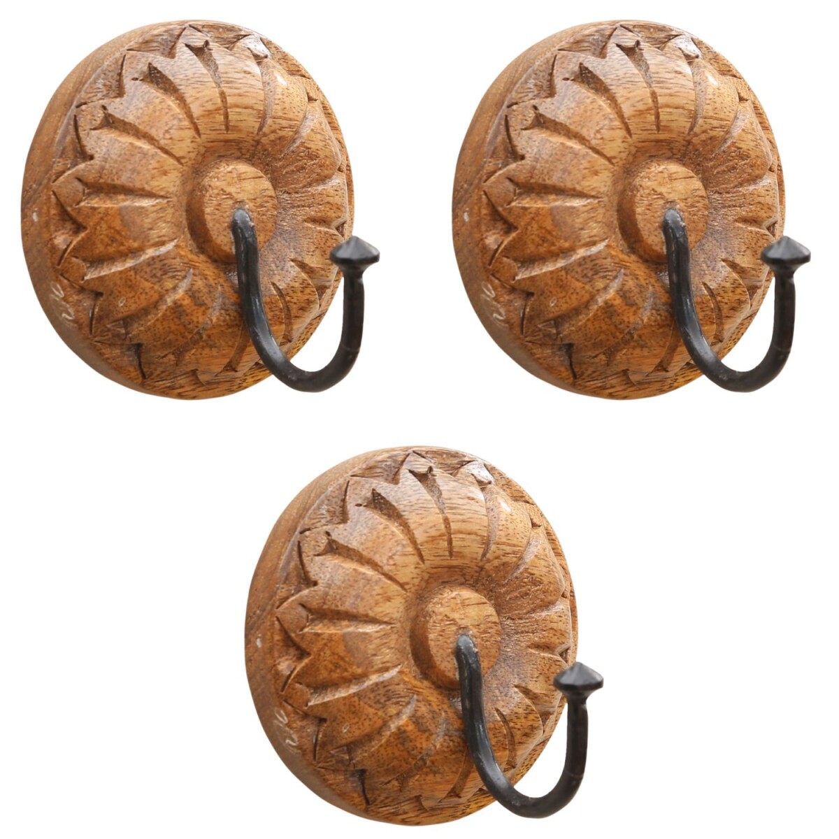 Set da 3 ganci Boho Admir da 9 cm | Ganc box