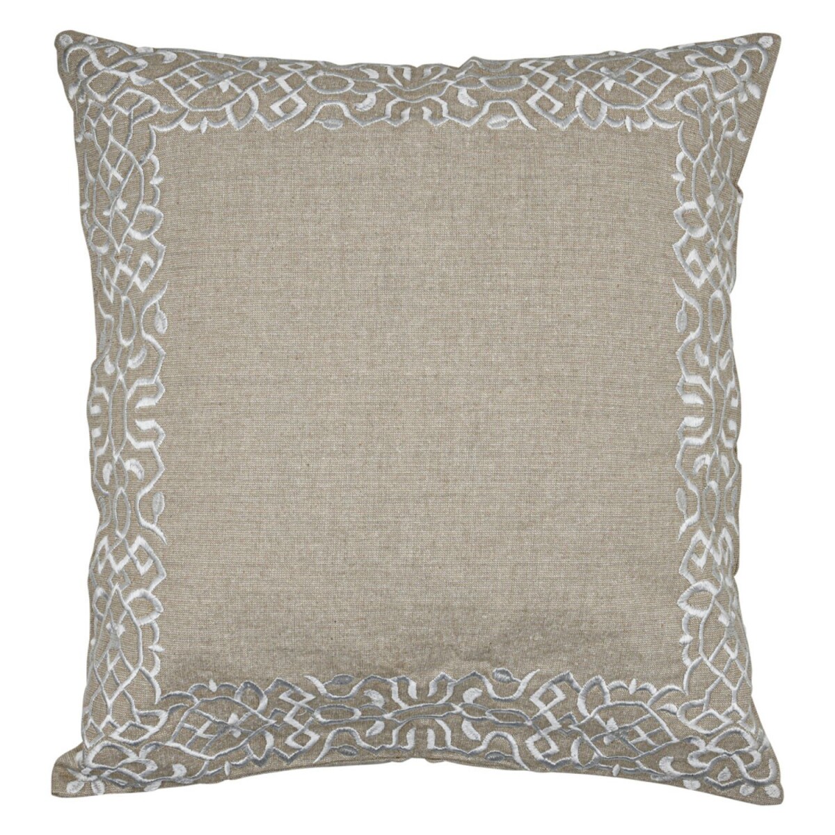 Fodera per cuscino realizzata a mano Frisia Bianca 50x50 cm 