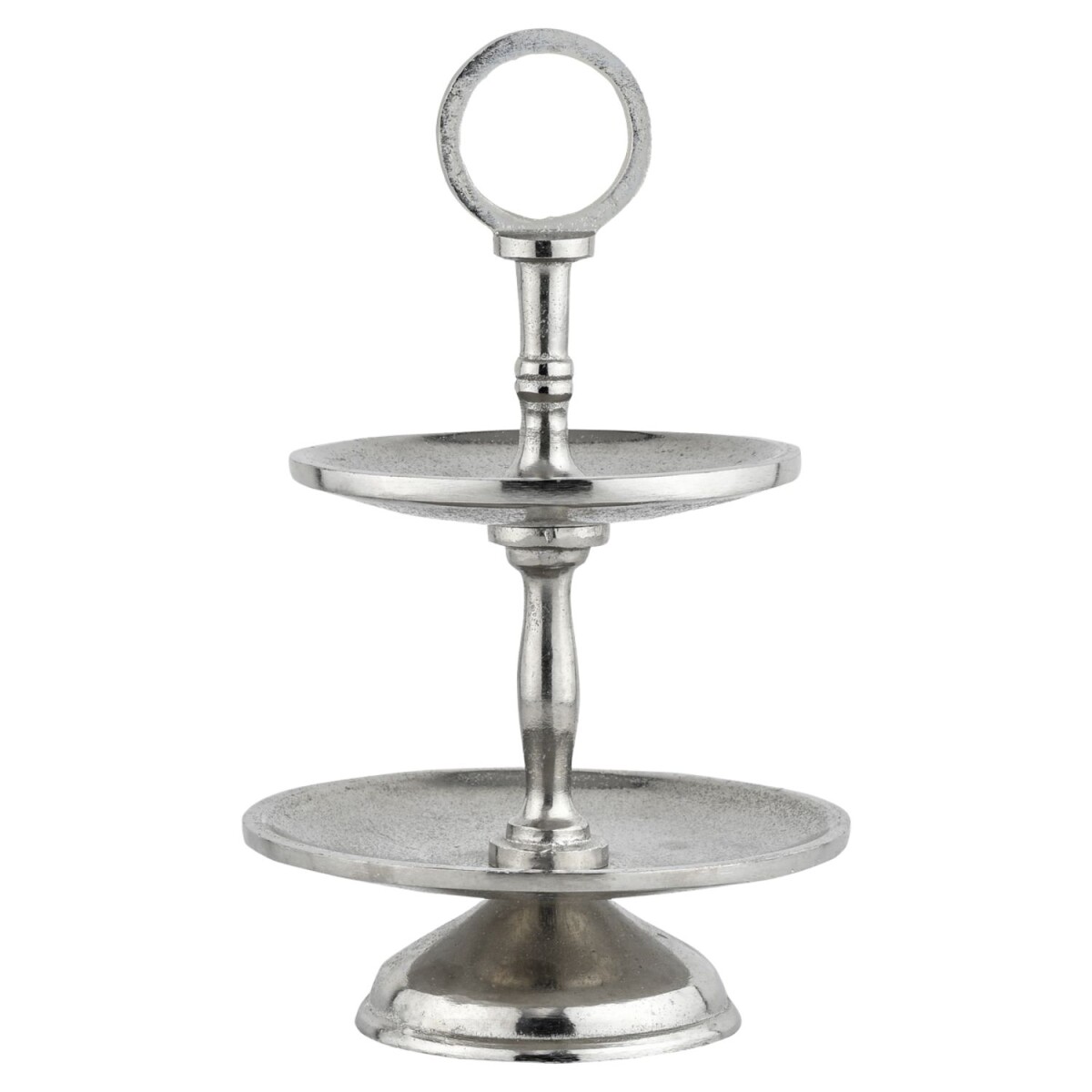 Alzata Annika 26 cm in alluminio argento box