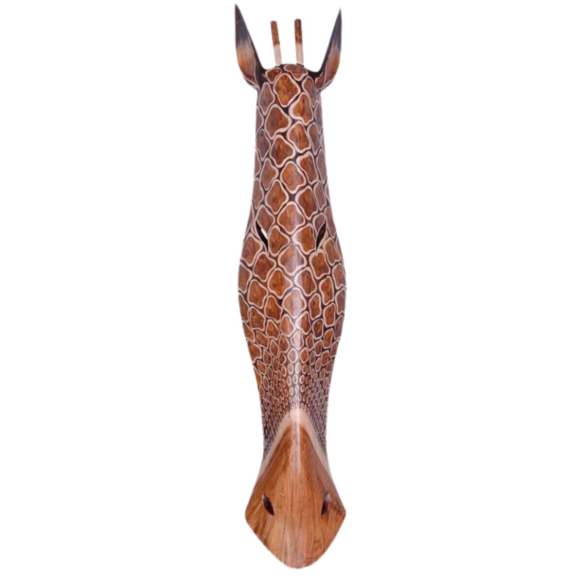 Decorazione da parete giraffa 100 cm in legno massello | Int