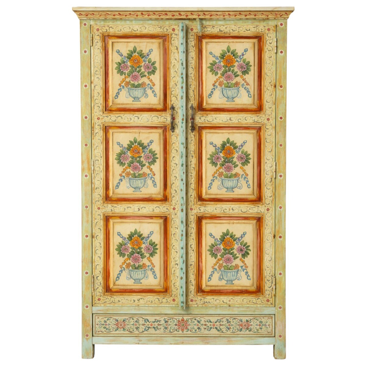 Credenza alta Ritika in legno massello,  box