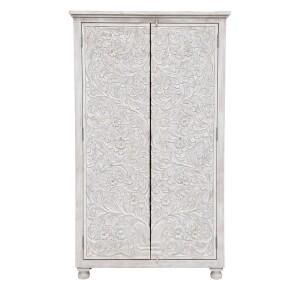 Credenza alta Ramzo in legno massello, realizzata a mano,...