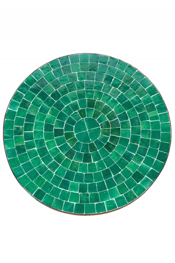 Tavolino marocchino con mosaico Buma Ø60 cm | Realizz