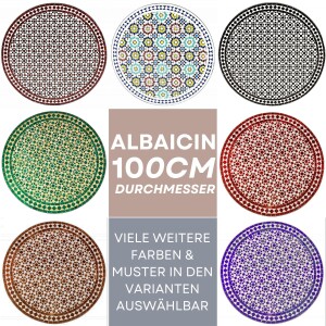Tavolino a mosaico marocchino Albaicin 100 cm |...