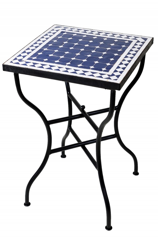 Tavolino a mosaico marocchino Marrakech  box