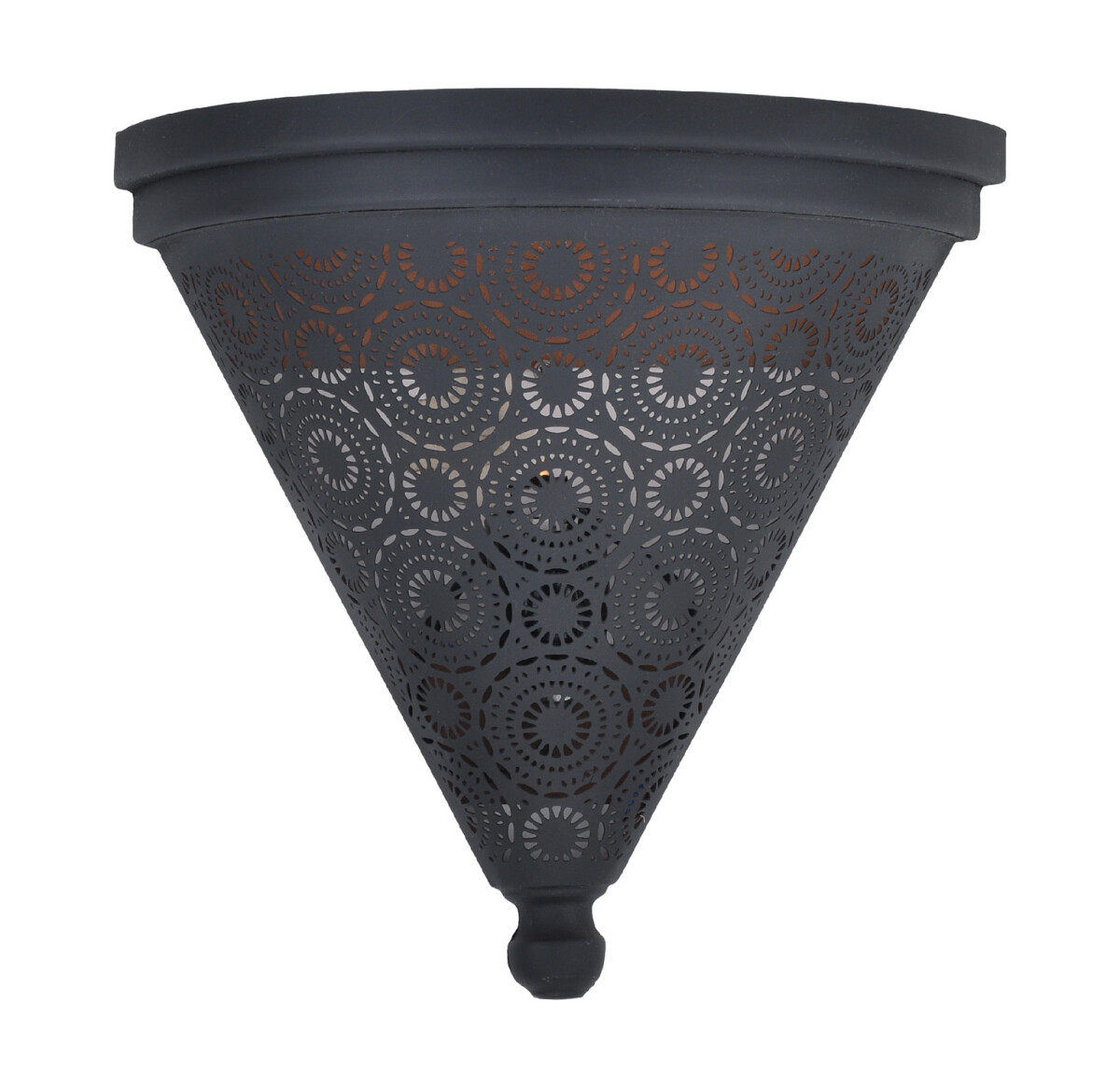 Applique orientale Firas, nera, H 31 cm  box