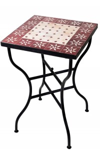 Tavolino marocchino con mosaico "Sole",...