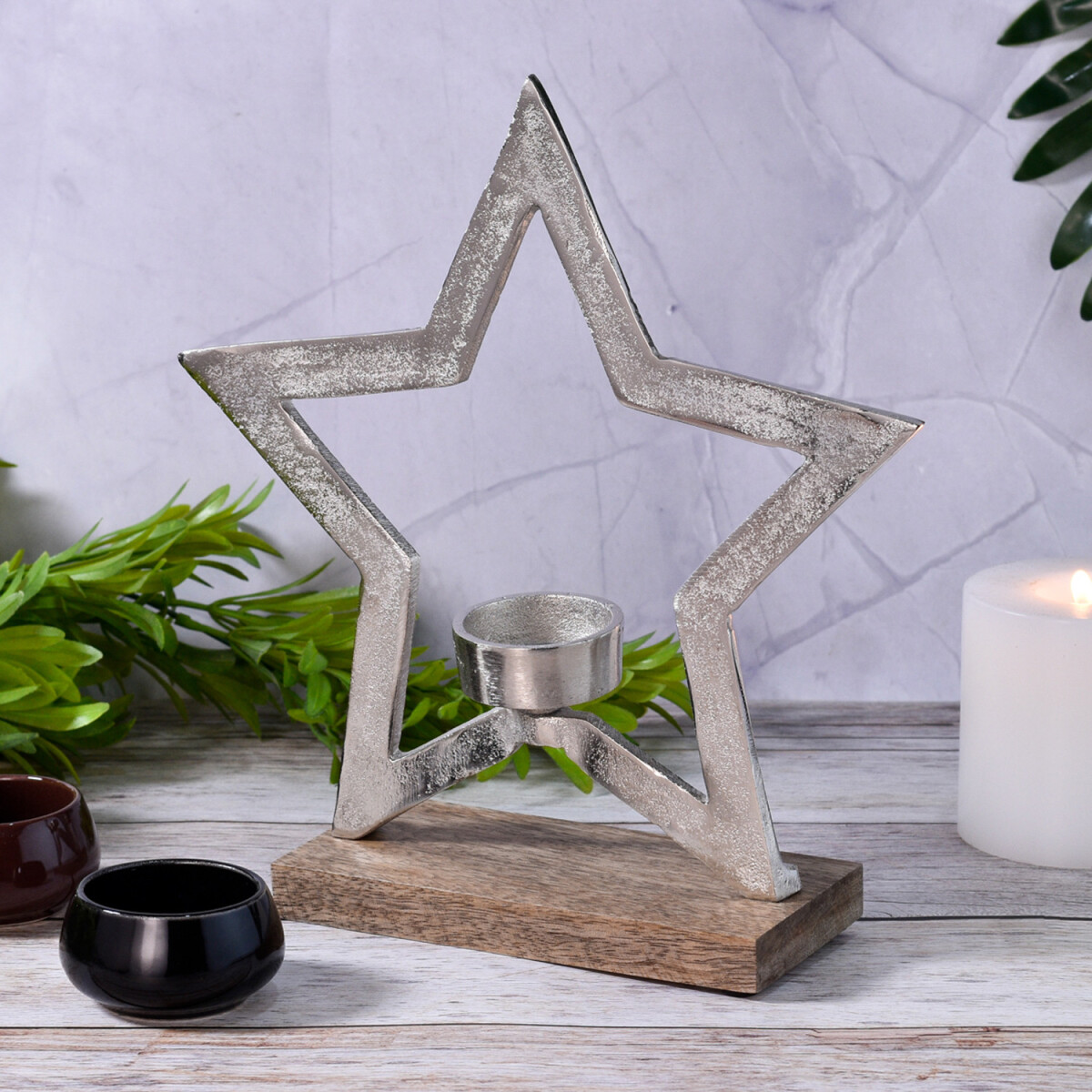 Espositore decorativo a forma di stella, box