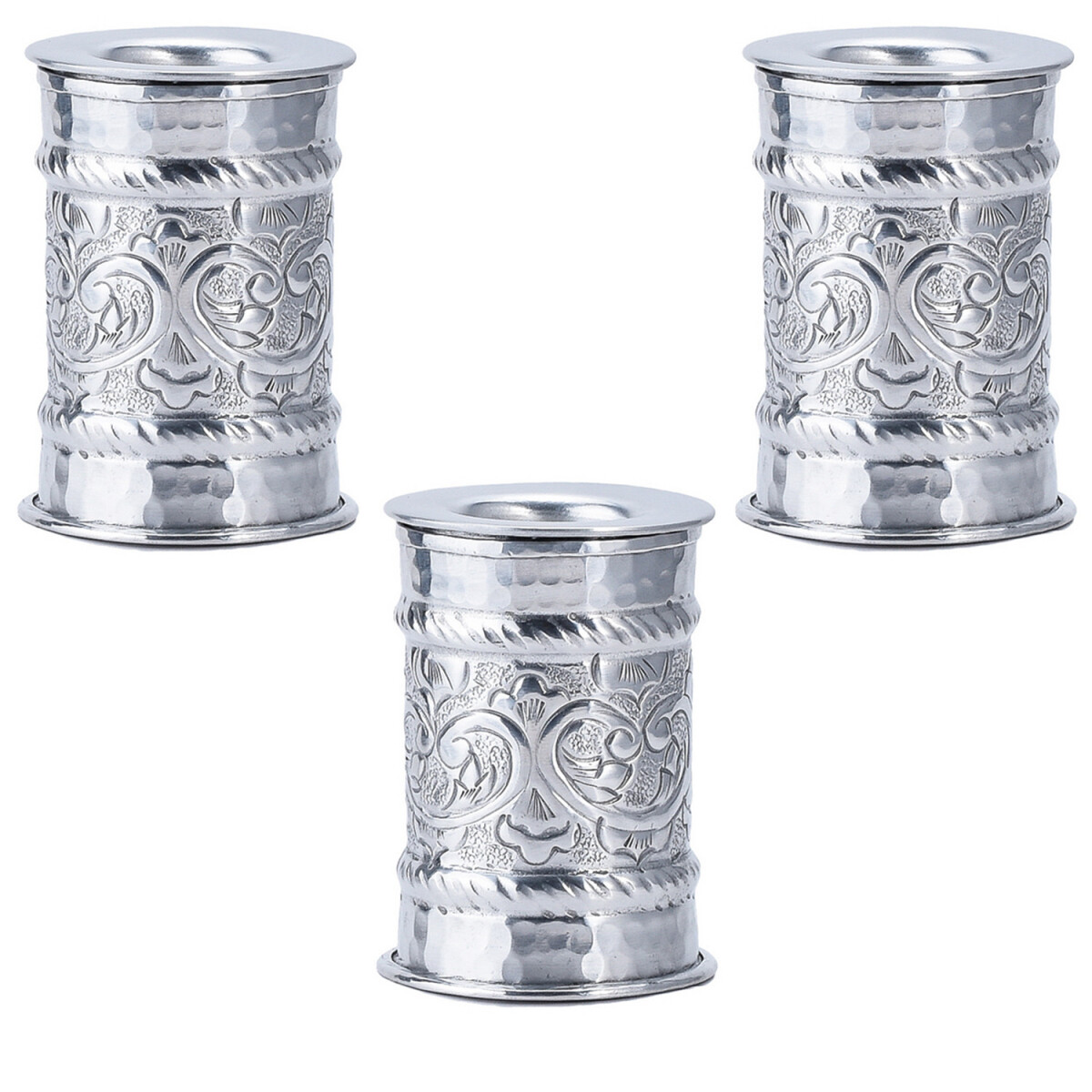 Set da 3 portacandeline orientali, decor box