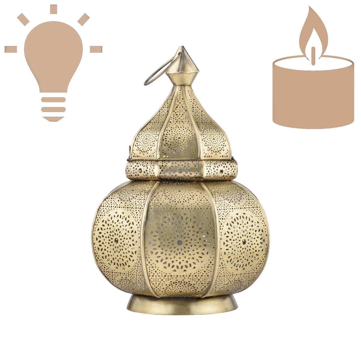 Lampada da tavolo a lanterna orientale L box