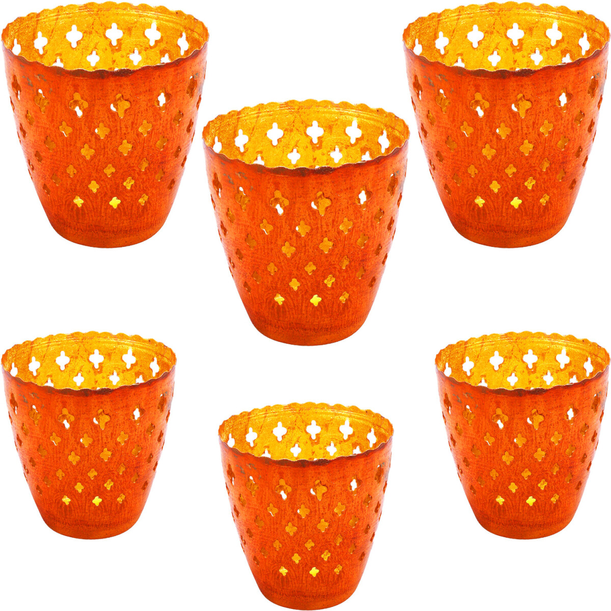 Set da 6 lanterne decorative da giardino box