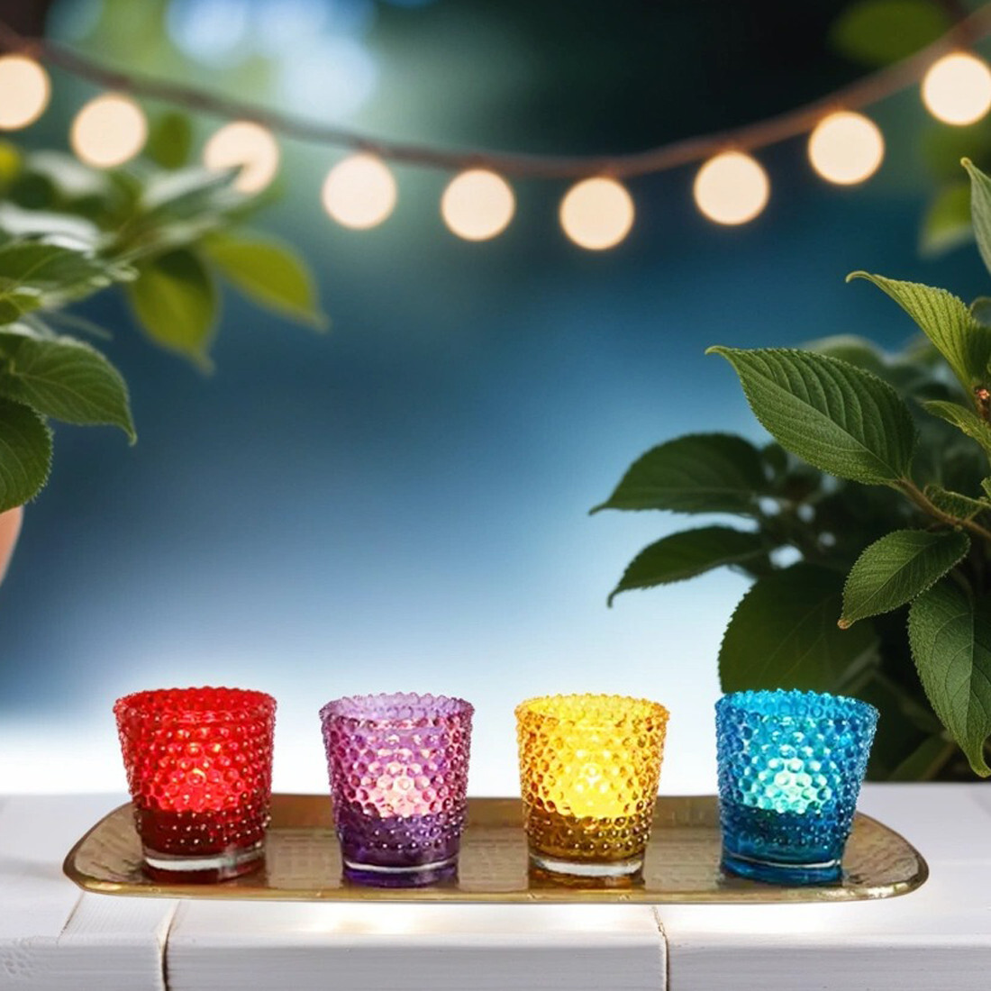 Set regalo decorazioni natalizie colorate