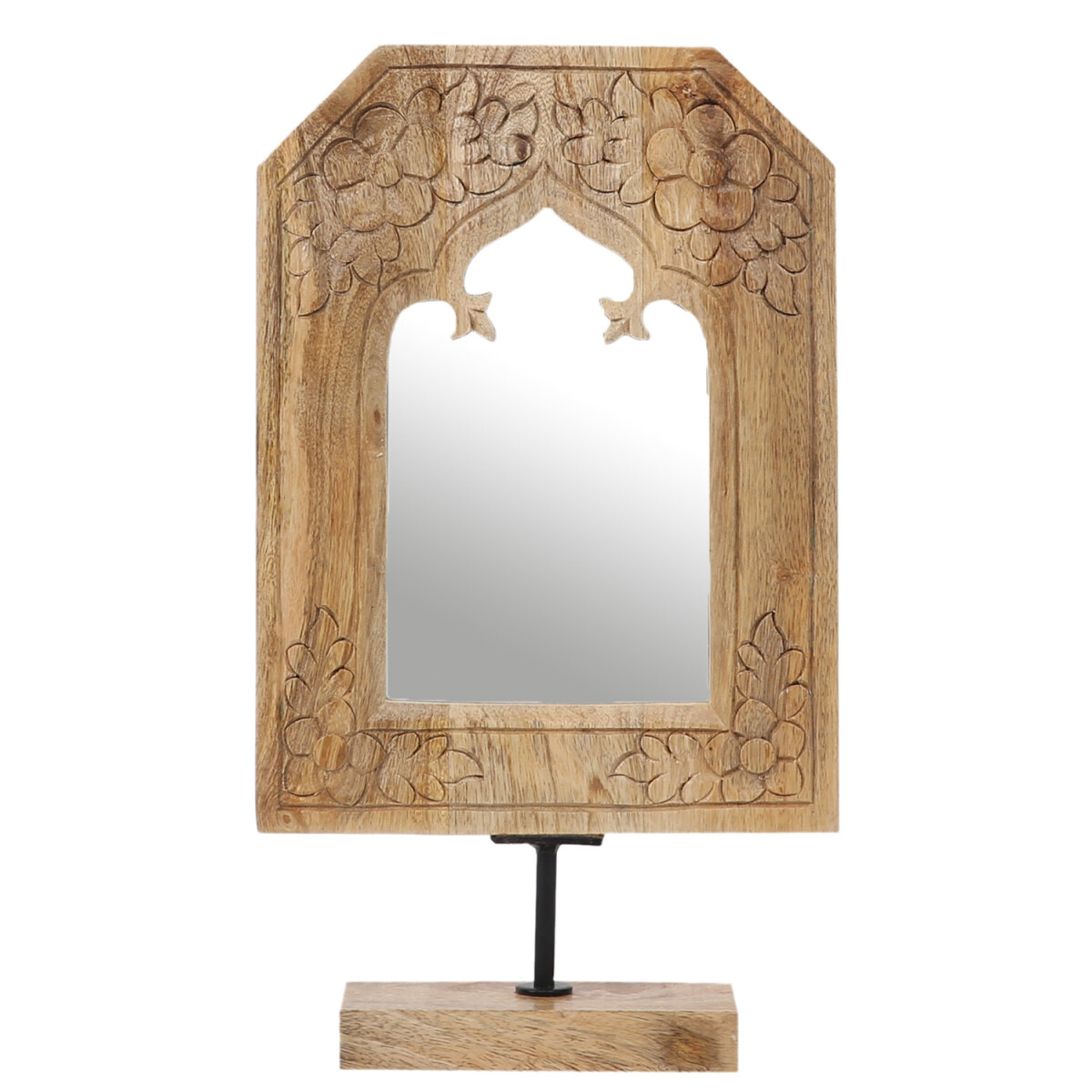 Specchio da trucco decorativo in stile boho, specchio da app