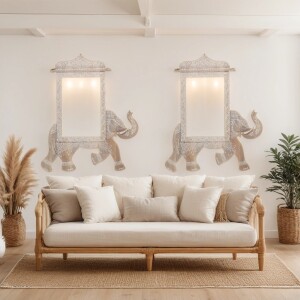 Decorazioni boho, decorazioni da parete, specchi da...