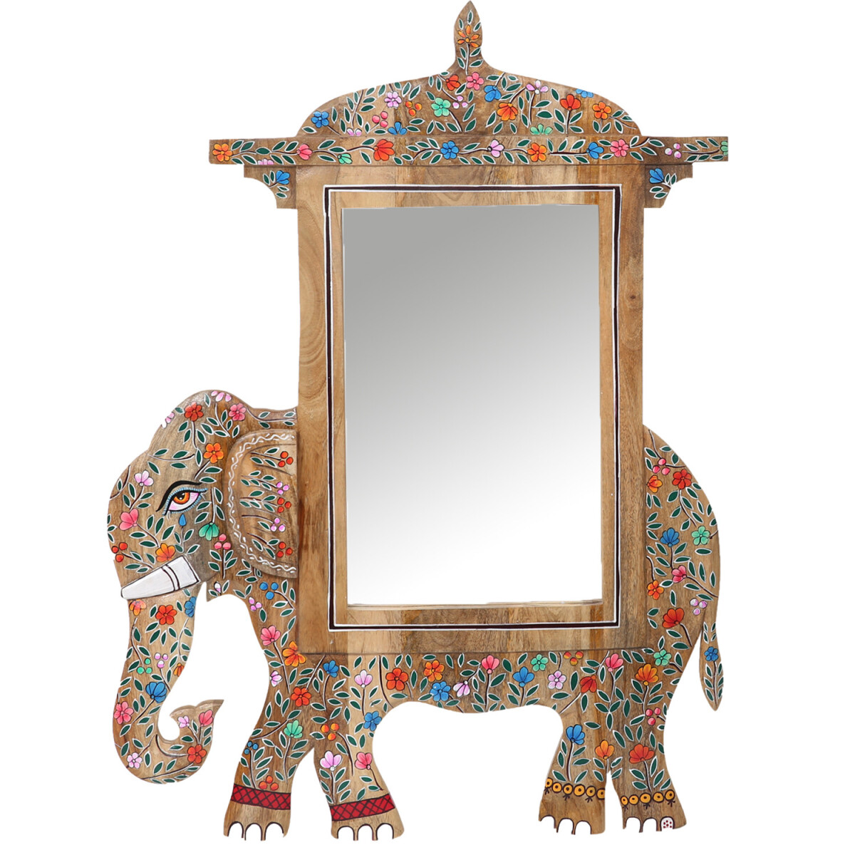 Decorazione boho, decorazione da parete, specchio da parete, specchio Akshara, colorato