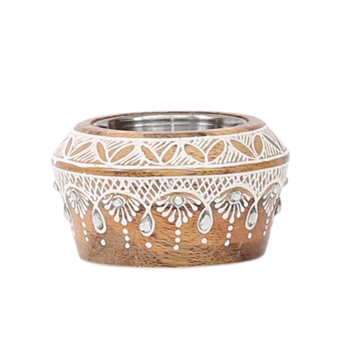 Portacandela decorativo in stile boho An box
