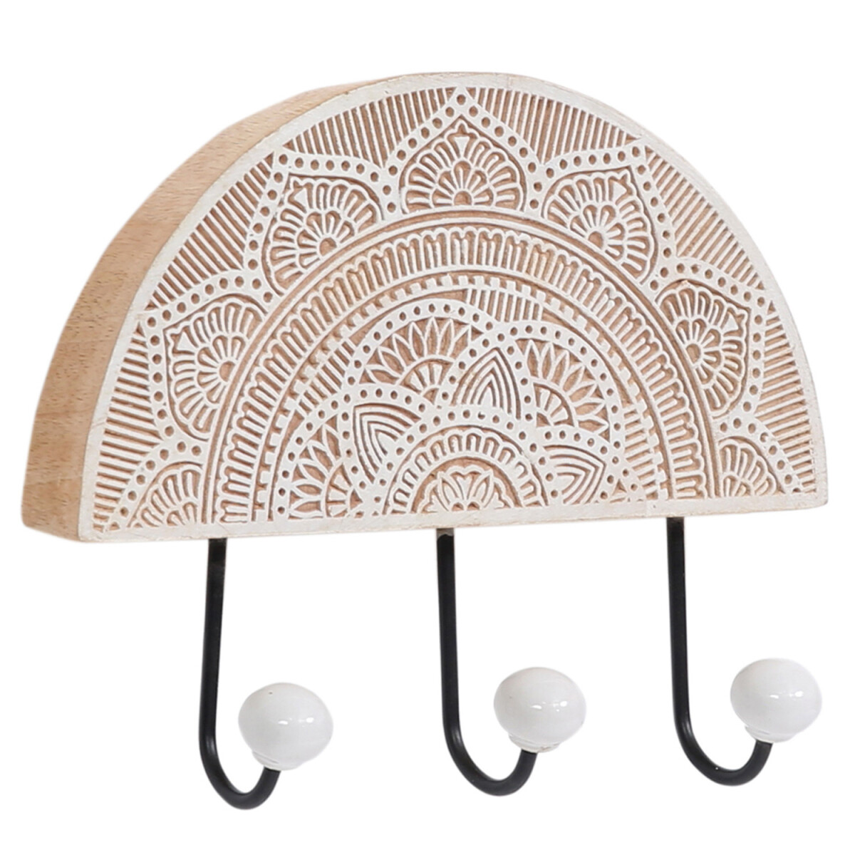 Decorazione boho da parete, mandala, ganci appendiabiti, gan