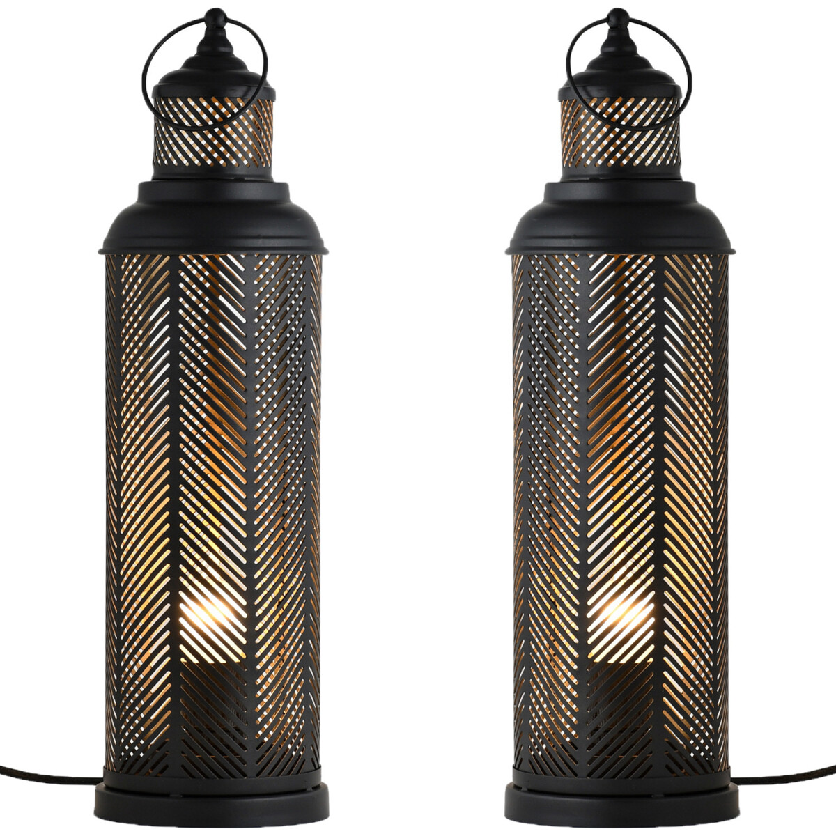 Set da 2 lampade decorative in stile sca box