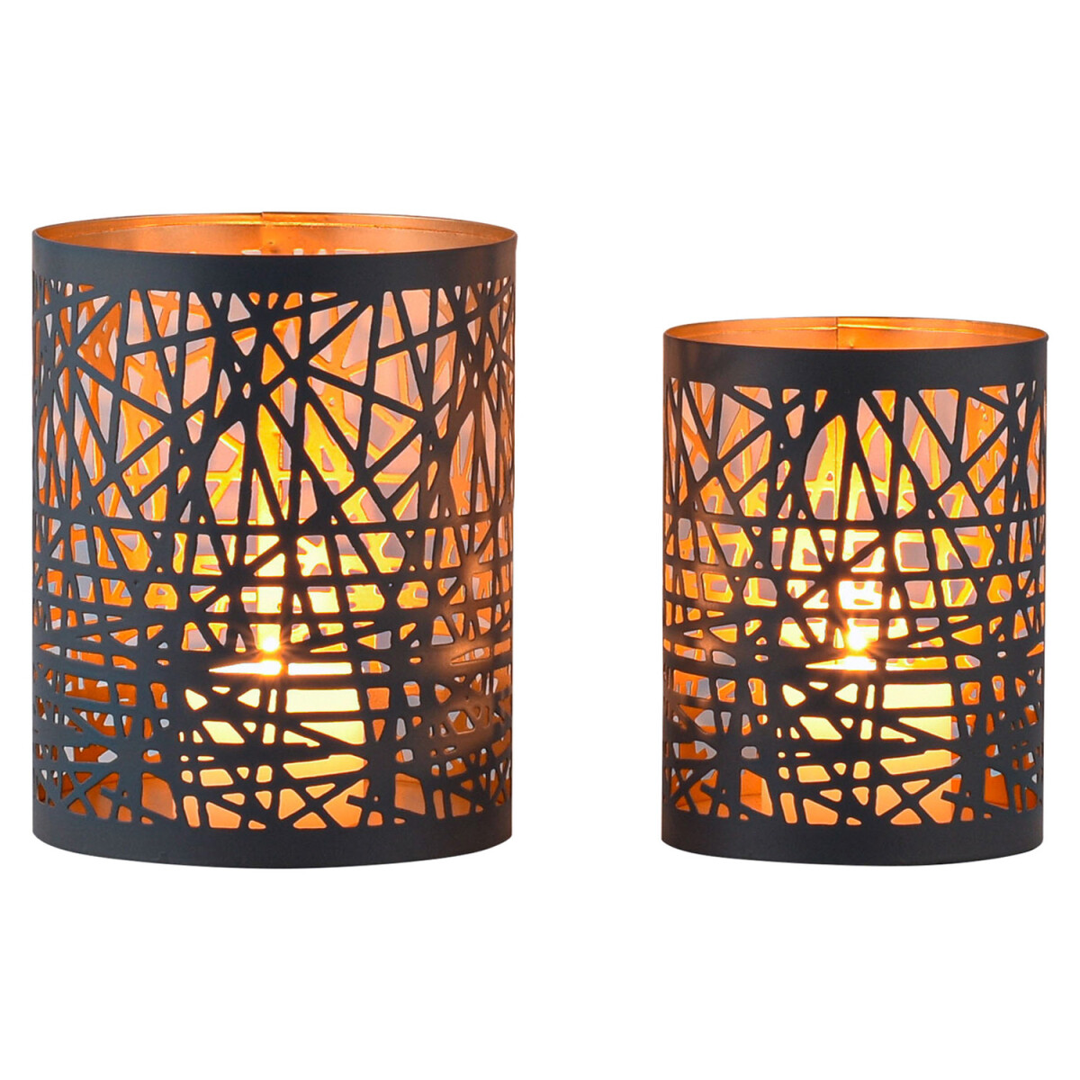 Set da 2 portacandeline decorativi in stile scandinavo Imper