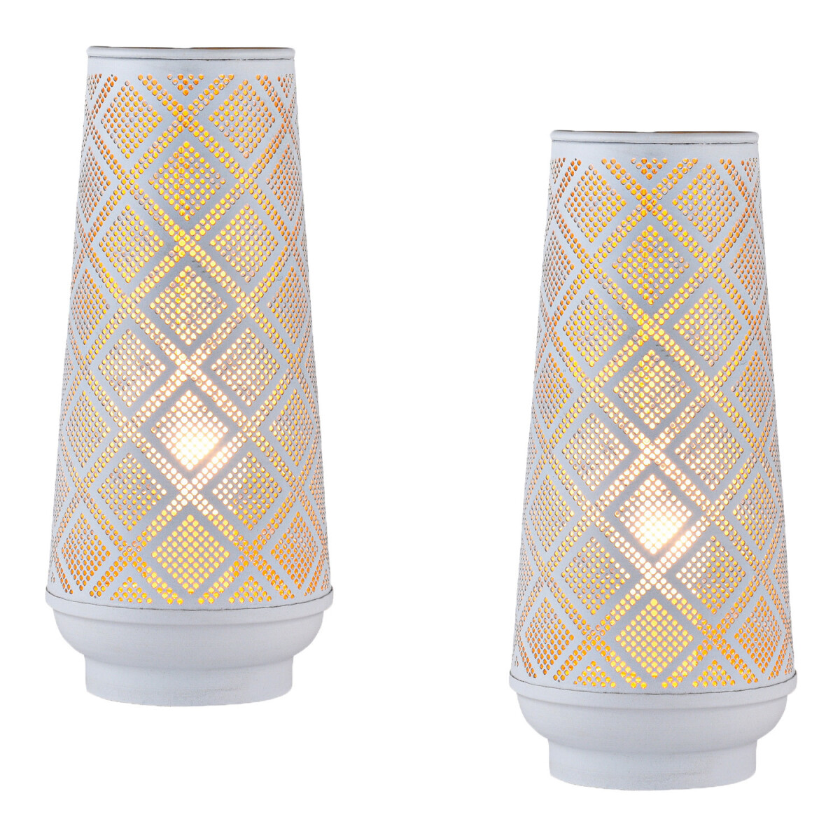 Set da 2 lampade decorative in stile boh box