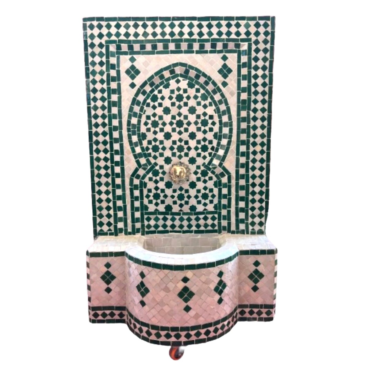 Fontana da giardino marocchina a mosaico 109 cm | Fontana da