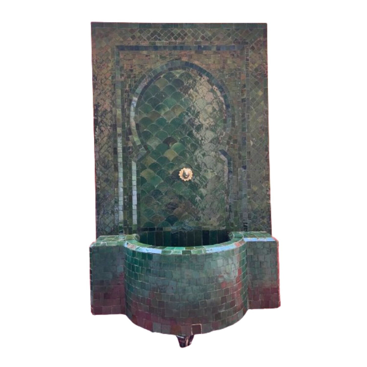 Fontana da giardino marocchina a mosaico box