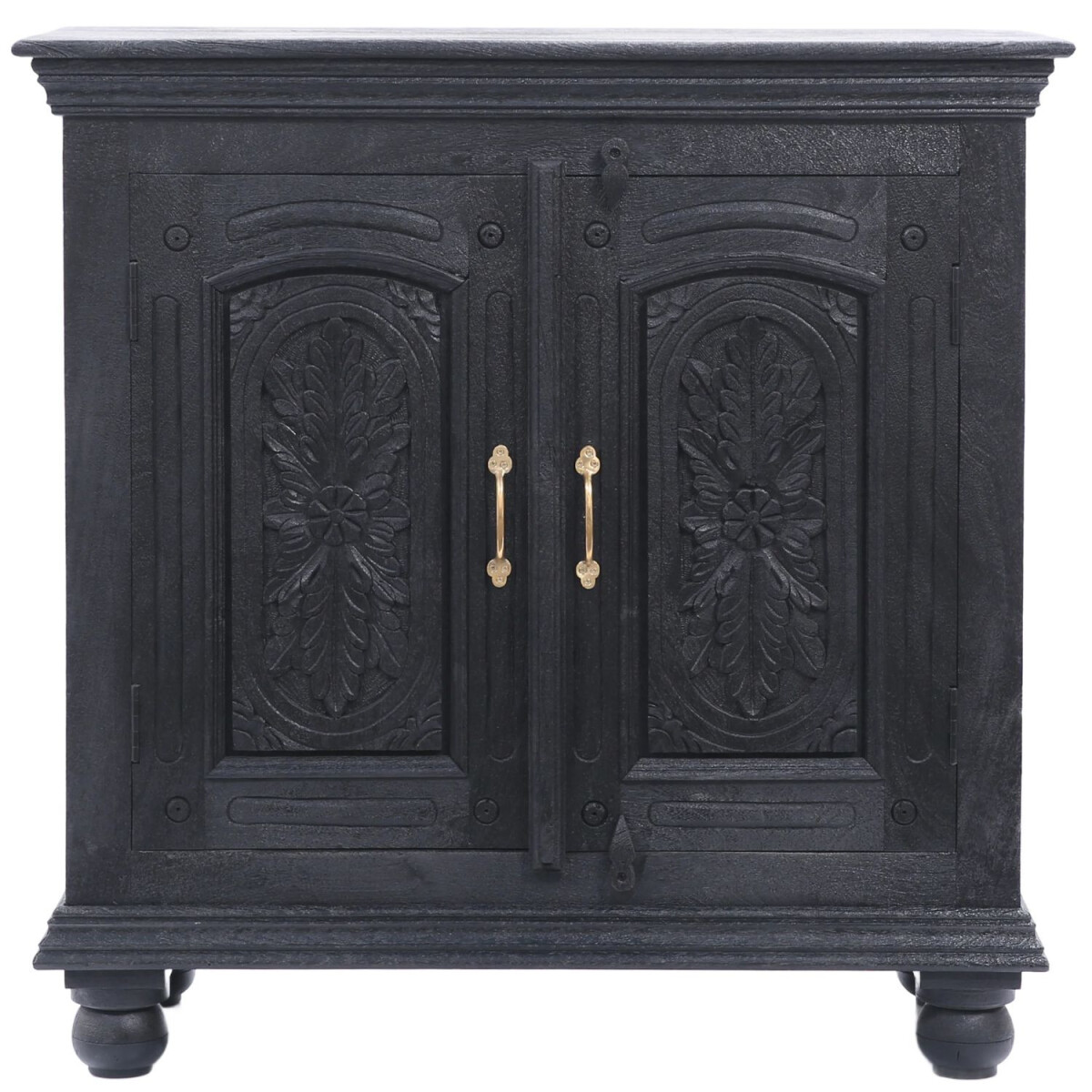 Credenza vintage in legno Serena nera box