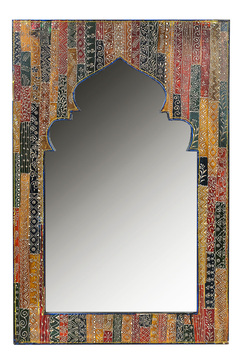 Specchio orientale dipinto Tarana - 90 cm -