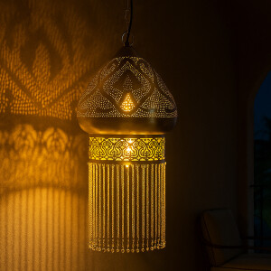 Lampada a sospensione Archita argento 60 cm | Lampada a...