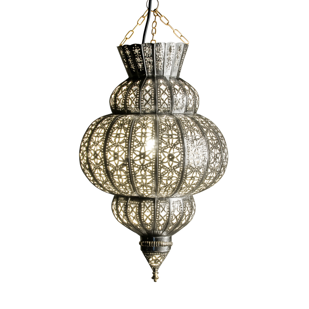 Lampada a sospensione Harem argento 50 c box