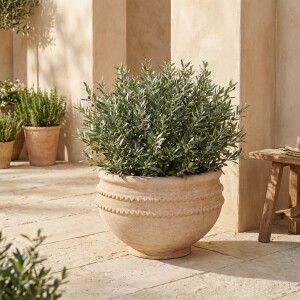 Copri-vaso Giarda da 60 cm in terracotta | Design da...