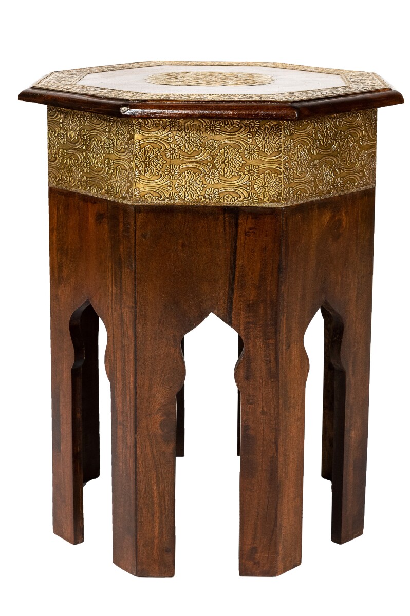 Tavolino decorativo marocchino, comodino box