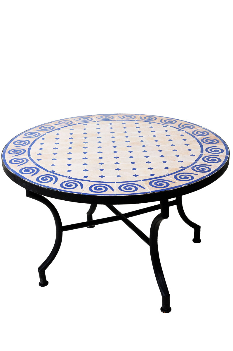 Tavolino marocchino a mosaico "Spir box