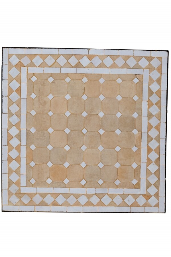 Piastrella a mosaico orientale Marrakech Naturale / Bianco, 