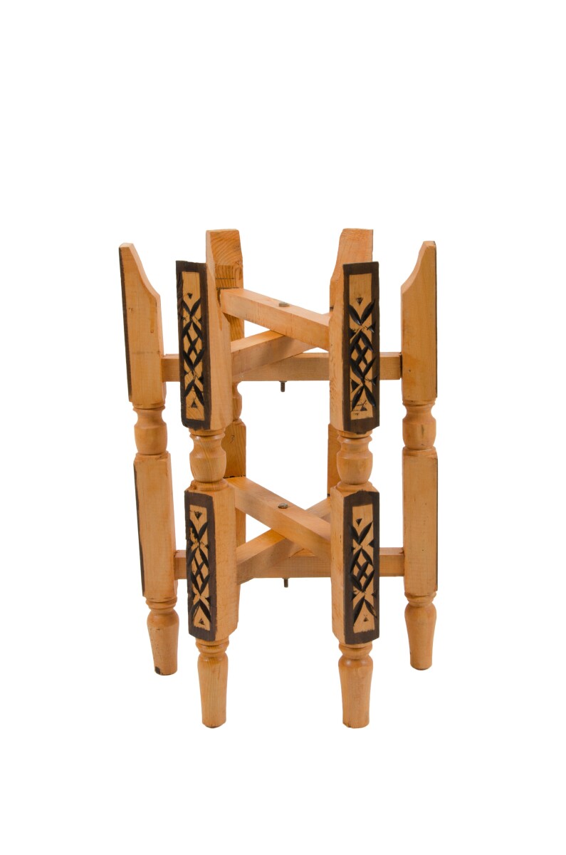 Struttura in legno Orient chiara per vassoi da 40 cm